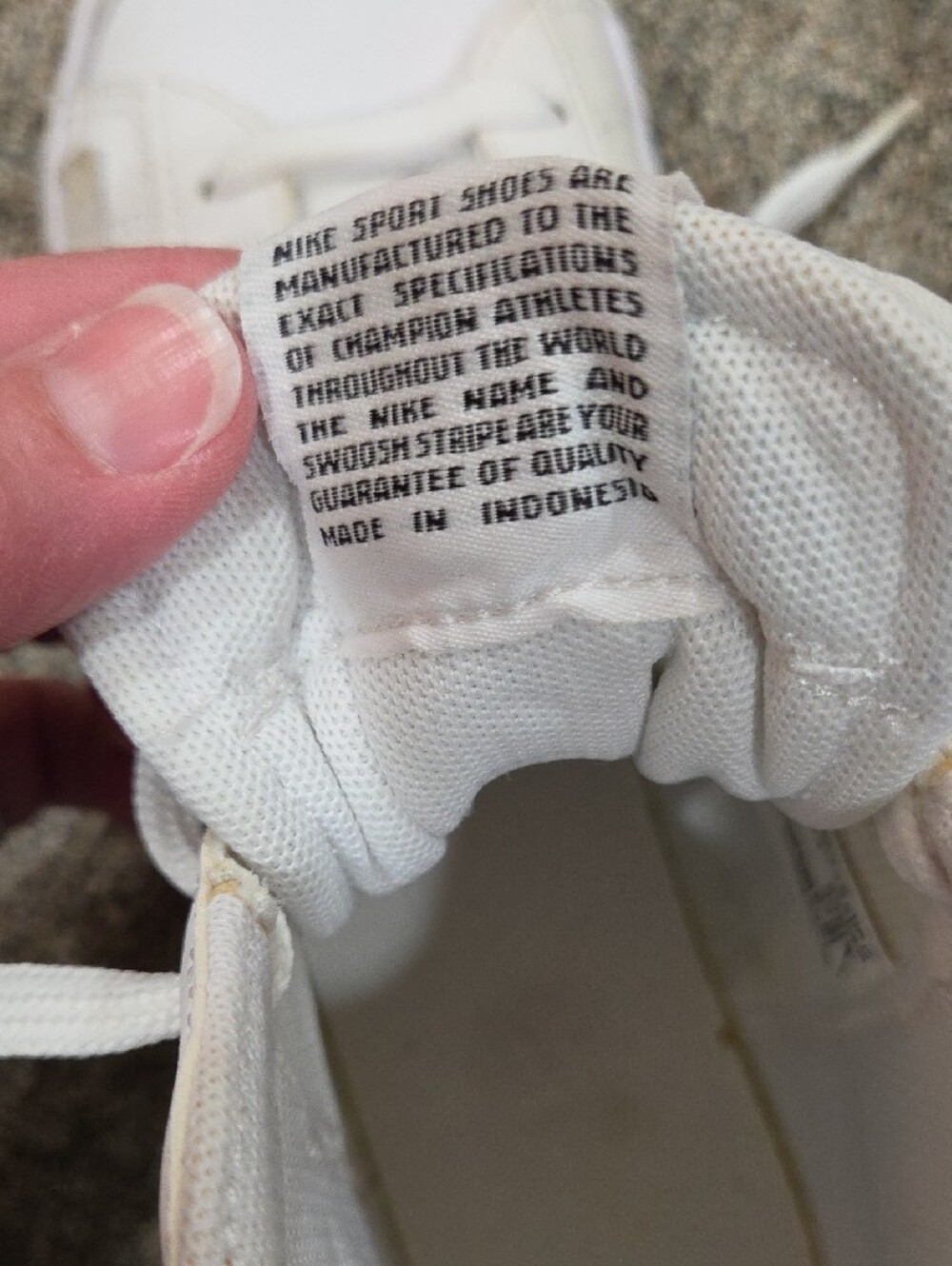 Nike Blazer Mid '77 White High-Top Sneakers with Black Swoosh - Picture 7 of 12